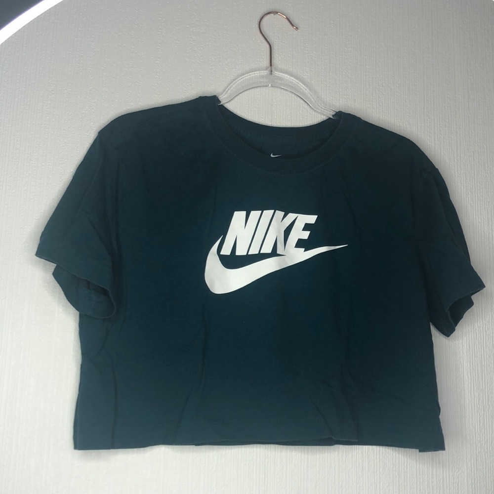 Dark teal, Nike Nsw Essential crop tee